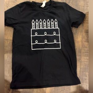 Trilogy 7 year old birthday  T-Shirt with Cake Design